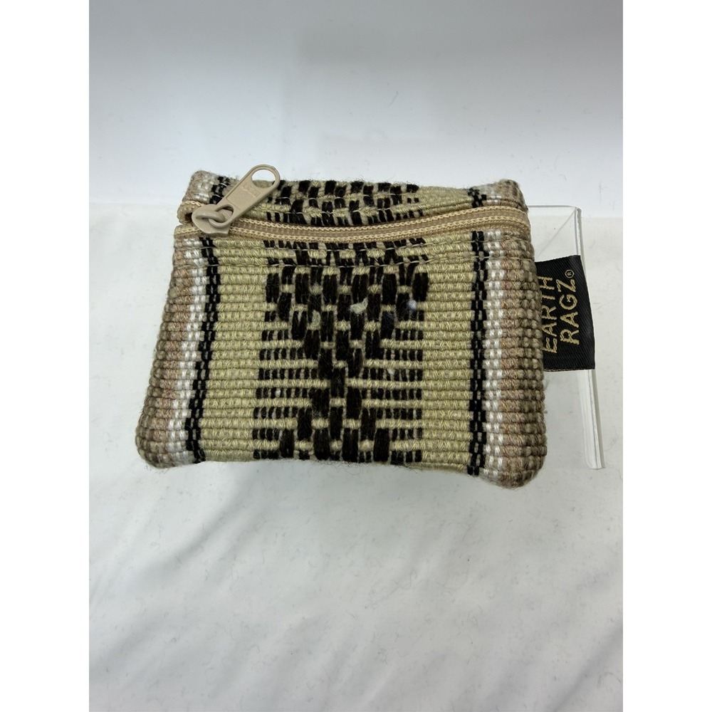 Baja Joe Coin Purse Textile Zipper Pouch Eco-friendly 100% Recycled Fibers